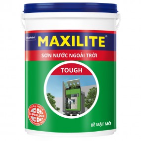 Sơn nước ngoài trời MAXILITE TOUGH 28C bề mặt mờ - 5L